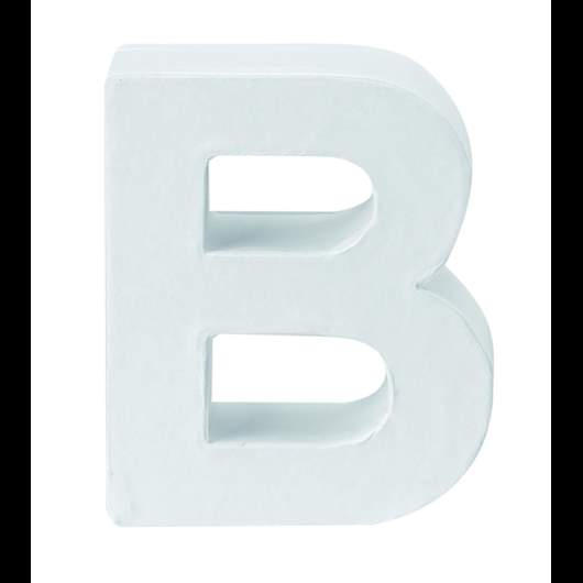 Papp-Buchstaben B 10x3,5cm